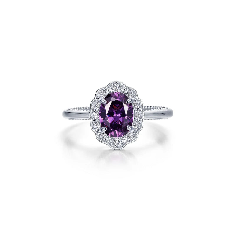 Lafonn Simulated Amethyst Twilight Essence Ring Size 7