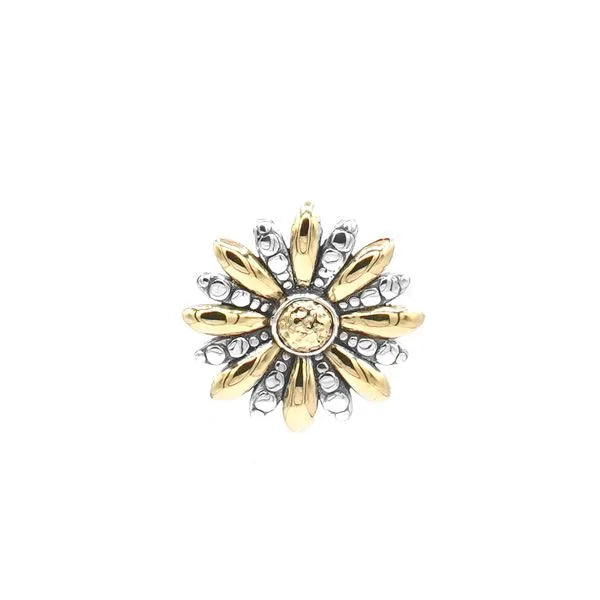 Samuel B. Sterling Silver 18K Yellow Gold Golden Solstice Pendant (100577)