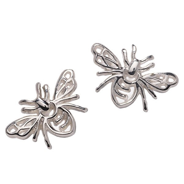 Southern Gates Sterling Silver Bee Stud Earrings (100607)