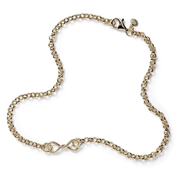 Southern Gates Gold Plated Necklace Infinity Necklace (99370)