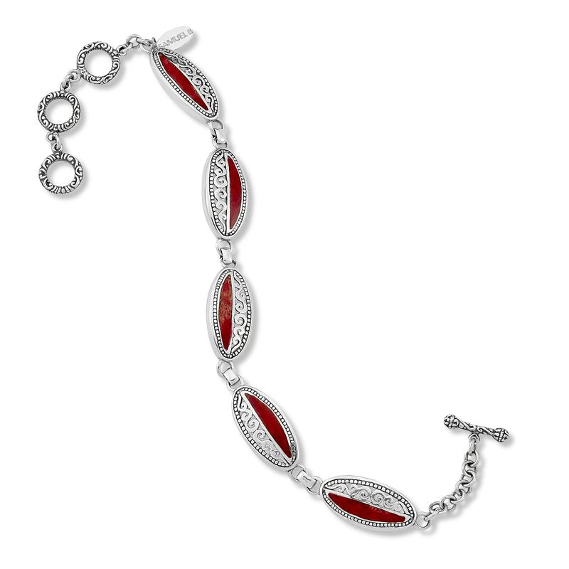 925 Sterling Silver Coral