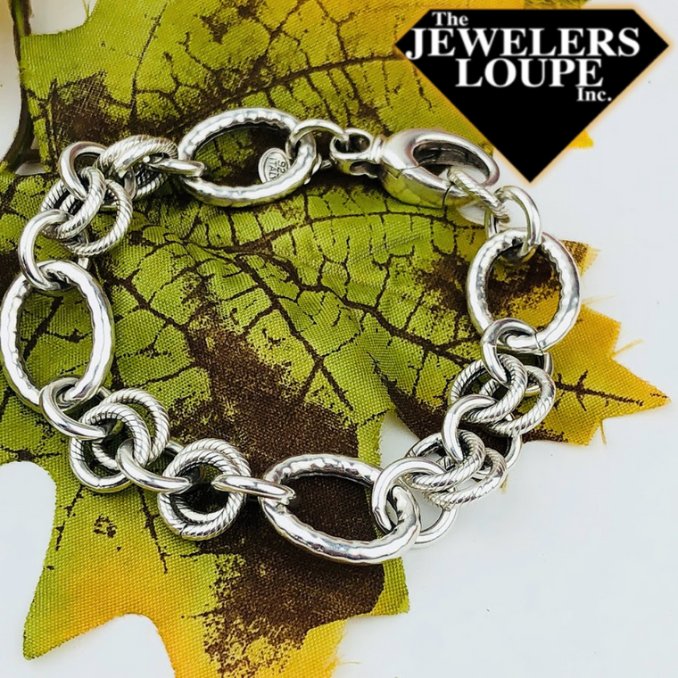 Southern Gates Sterling Silver Multi-Link Bracelet, 7.5