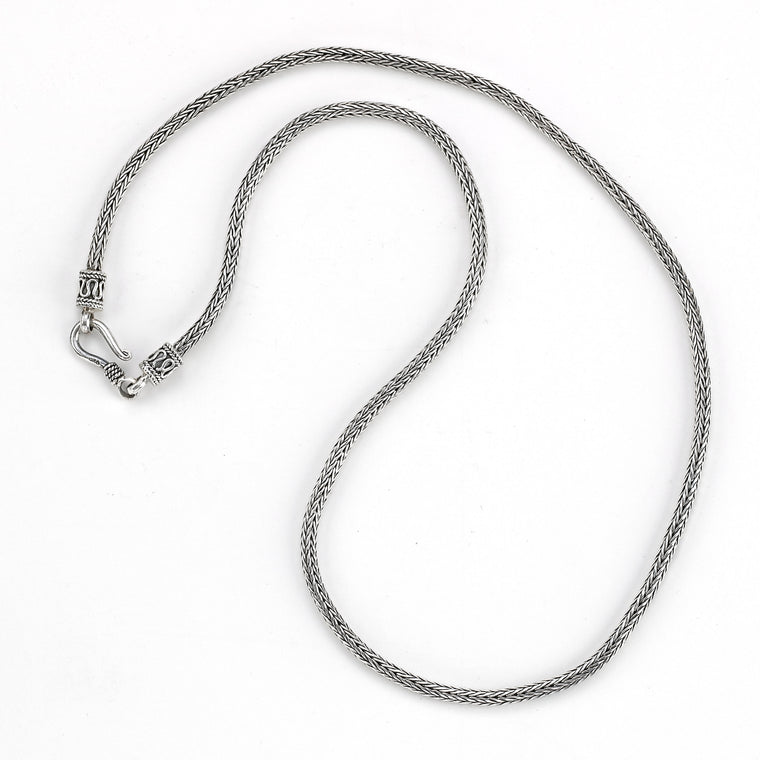 Samuel B. Sterling Silver 2.5mm Tulang Naga Chain, 18