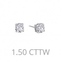 Lafonn 1.5cttw Simulated Diamond Earrings in Sterling Silver (77180)