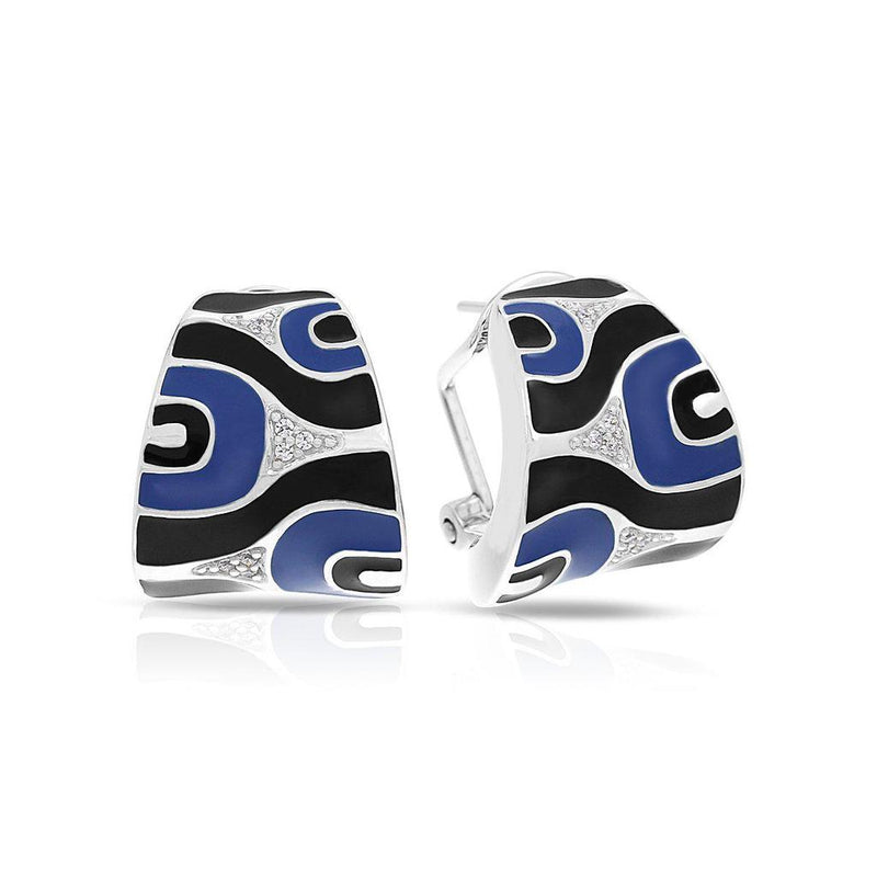 Belle e'toile Sterling Silver Moda Earrings