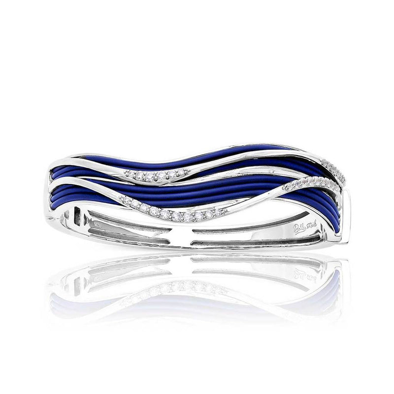 Belle e'toile Sterling Silver Venti Blue Bracelet