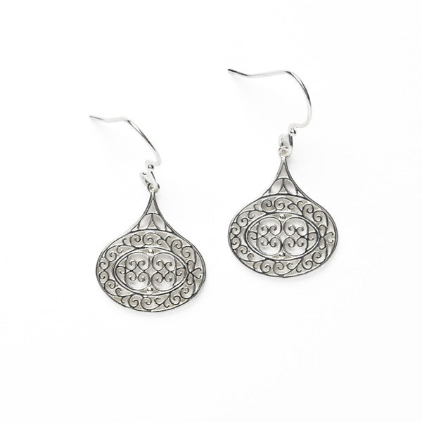 Southern Gates Sterling Silver Biltmore Collection Pinnacle Earrings (92049)