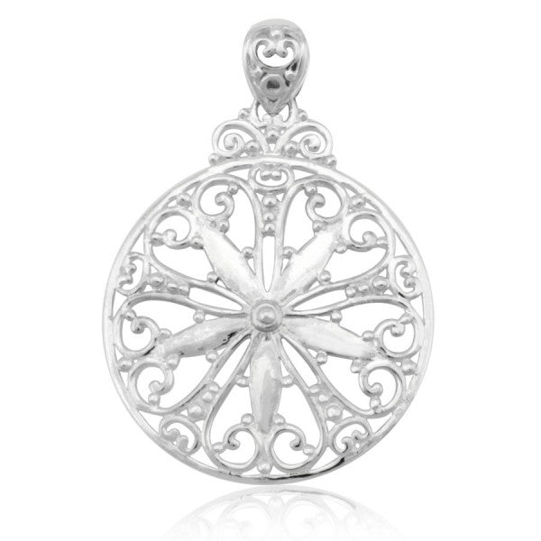 Southern Gates Sterling Silver Sand Dollar Pendant