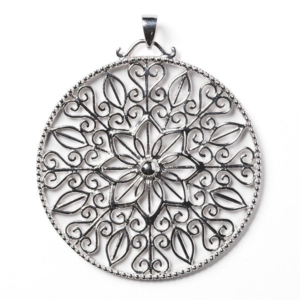 Southern Gates Sterling Silver Art Deco Belle Pendant (93475)