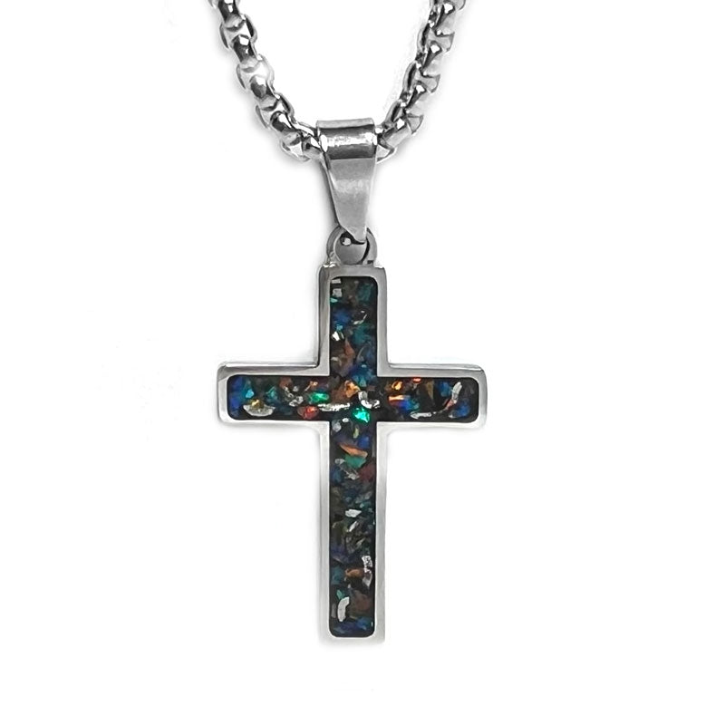 Nebula Cross Stainless Steel 24 Inch Chain (100458)