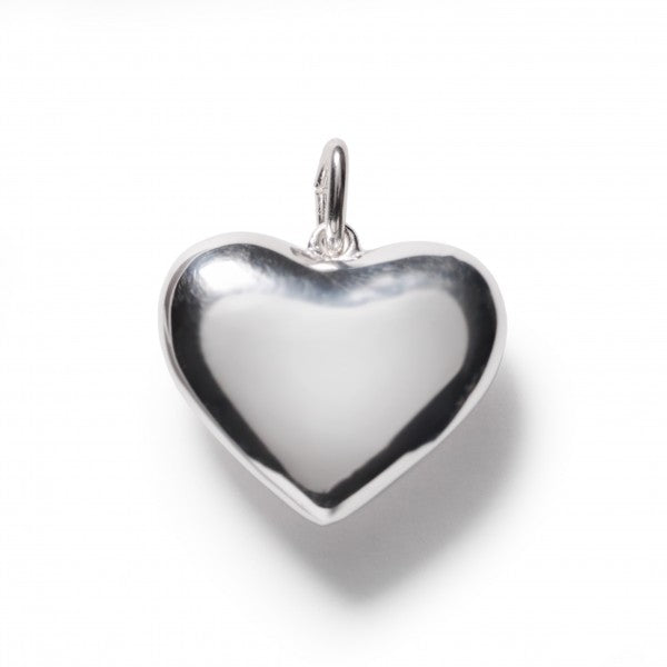 Southern Gates Sterling Silver Puffy Heart Charm