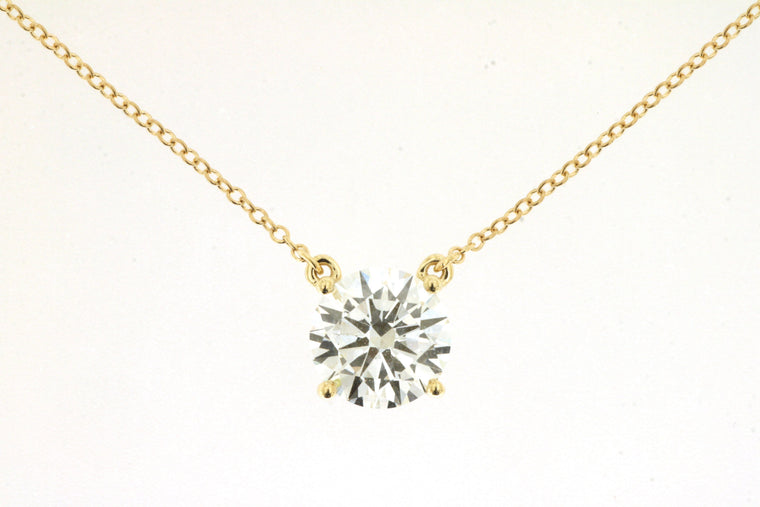 Lab-Grown 14K Yellow Gold Diamond Necklace 2.06CTW (100850)