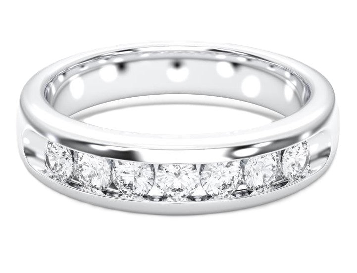 MENS 14K White Gold with 1.03 CTTW Lab Diamonds (100955)