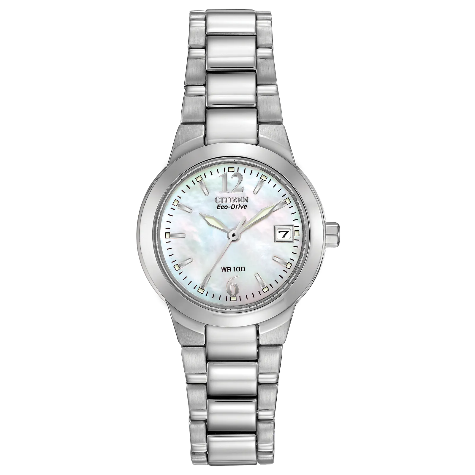 Citizen Ladies Chandler Mother-of-Pearl Dial Eco Drive Watch. EW1670-59D