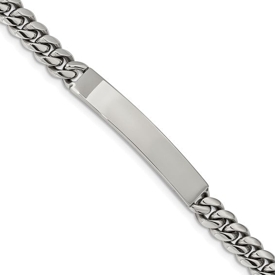 Stainless Steel Polished ID Bracelet 8.25