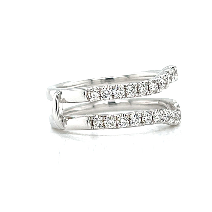  Diamond Ring Jacket 0.80 CTW 14K White Gold 
