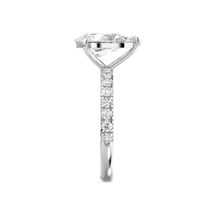 14K White Gold Pear Cut 2.03ct Diamond Engagement Ring