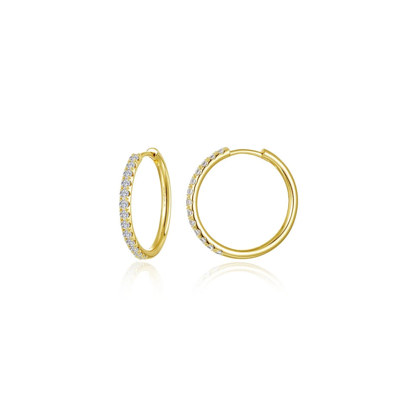 Lafonn Medium Alina Round Hoop Earrings (101771)