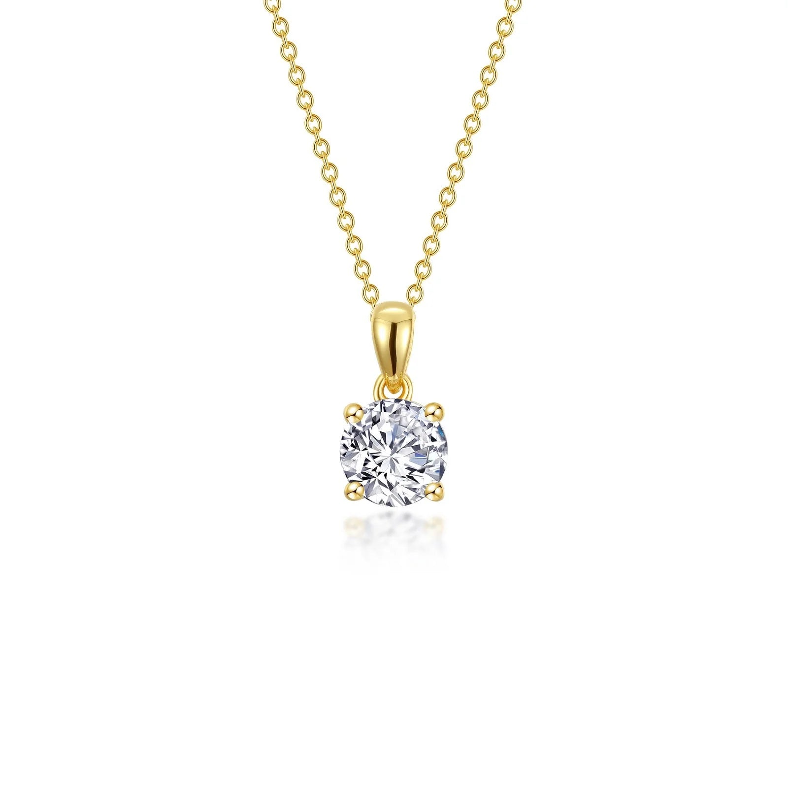 Lafonn 1 CTW 4-Prong Solitaire Necklace (1017734)