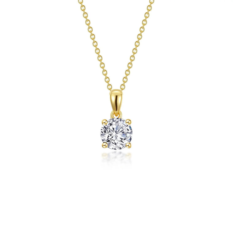 Lafonn 1 CTW 4-Prong Solitaire Necklace (1017734)