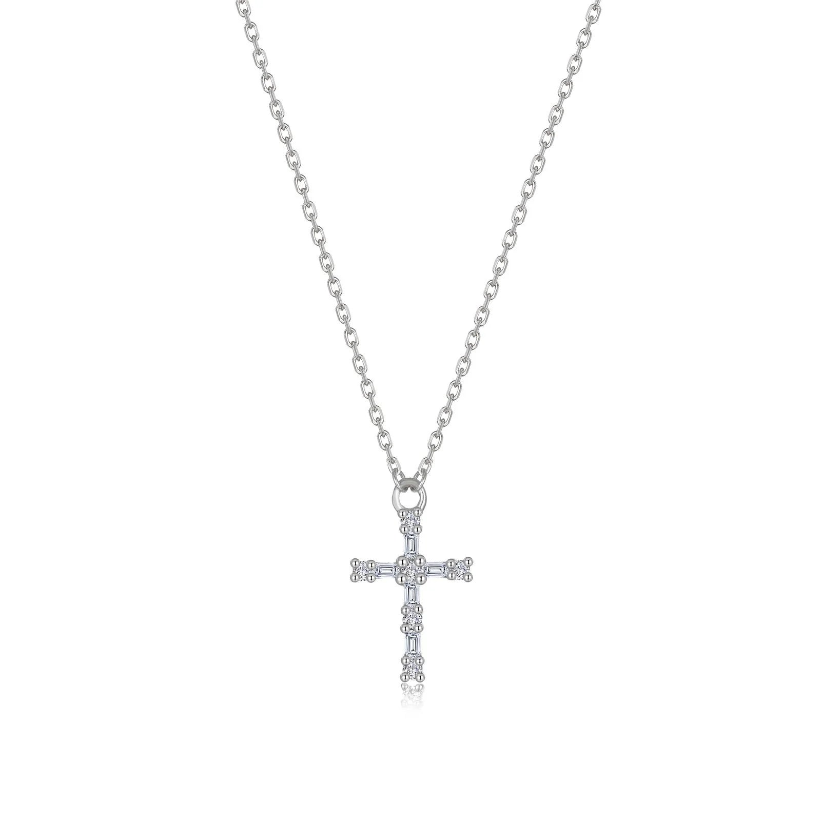 LaFonn Eden Baguette Cross Necklace (101778)
