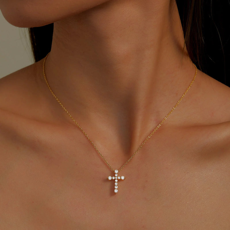 LaFonn 0.67 CTW Cross Pendant Necklace (101781)