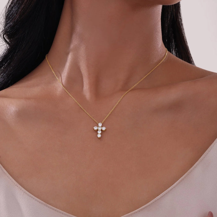 LaFonn 1.02 CTW Cross Pendant Necklace (101782)