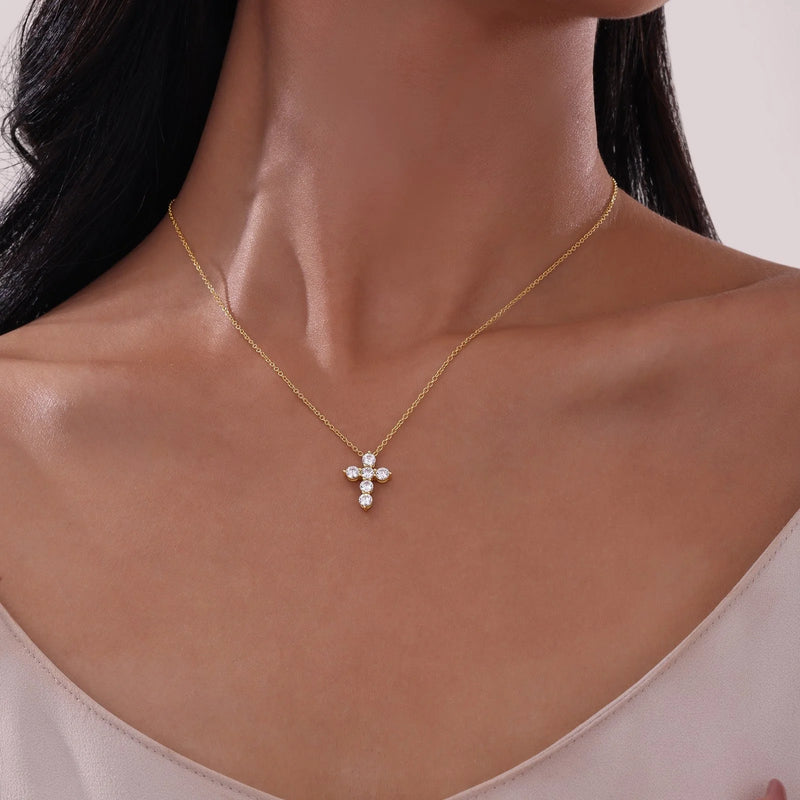 LaFonn 1.02 CTW Cross Pendant Necklace (101782)