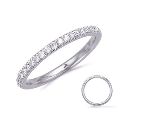 S. KASHI 14K White Gold & Diamond Band .22CTW (101802)