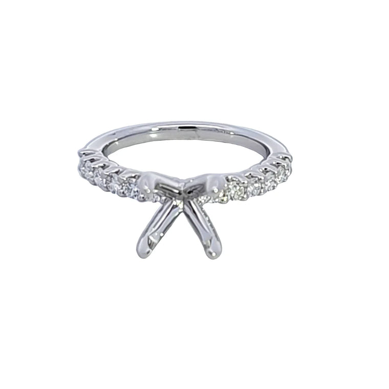 Diamonds Forever 14K White Gold Semi-Mount .50CTW Engagement Ring (101964)