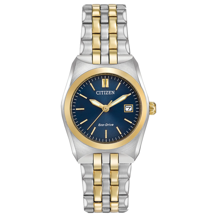 Citizen Ladies Corso Blue Dial Eco Drive Watch