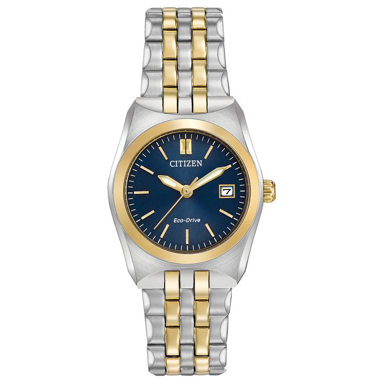 Citizen Ladies Corso Blue Dial Eco Drive Watch (93543)