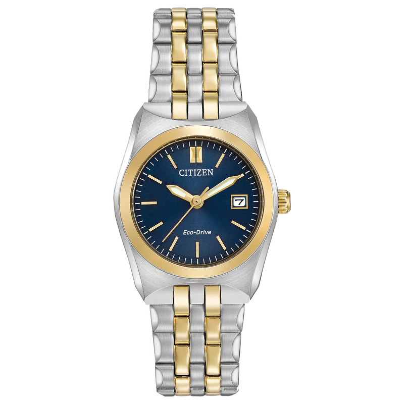 Citizen Ladies Corso Blue Dial Eco Drive Watch