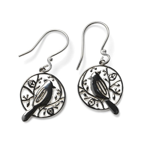 . Southern Gates® Cardinal Earrings Holiday Series 26x25mm 925 Sterling Silver Designed and distributed in Charleston, SC   Southern Gates® holiday jewelry celebrates our favorite times of the year.