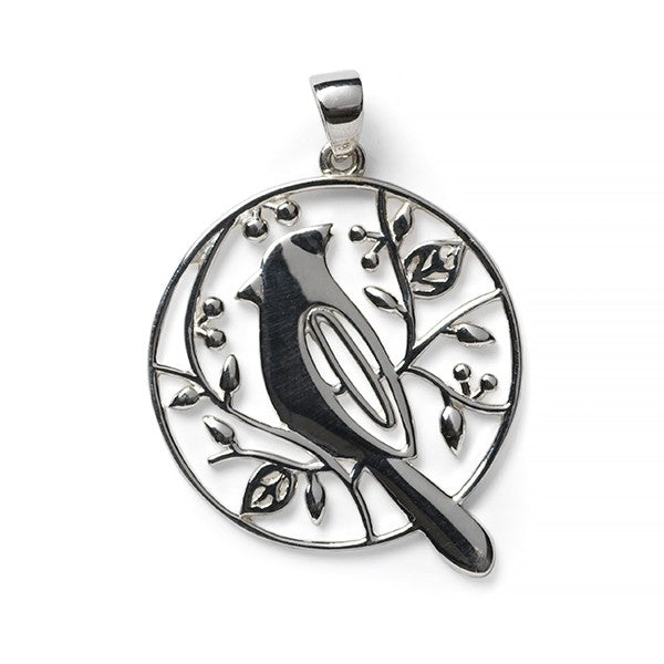 Southern Gates® Cardinal Pendant Holiday Series 26mm 925 Sterling Silver Designed and distributed in Charleston, SC   Southern Gates® holiday jewelry celebrates our favorite times of the year.