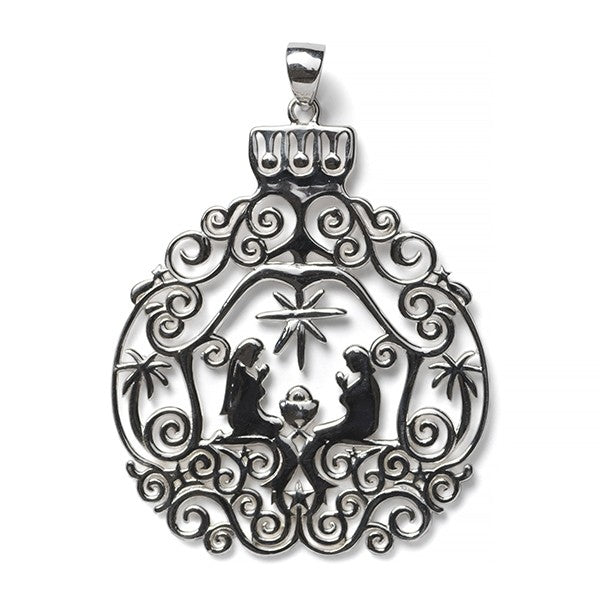 Southern Gates® Sterling Silver Nativity Pendant (99213)