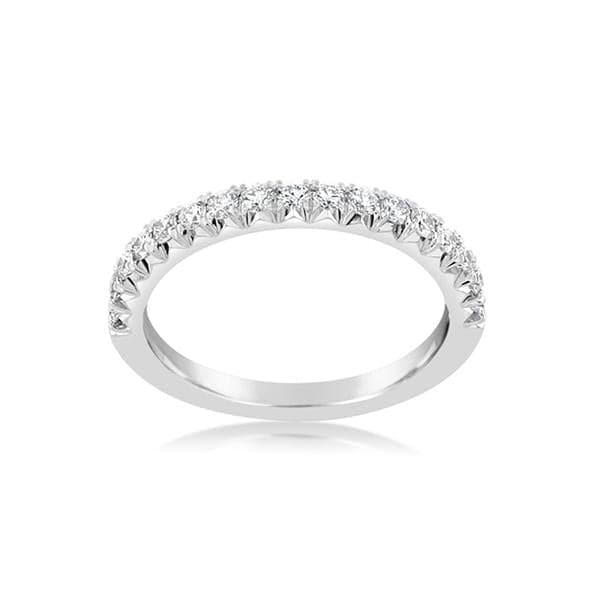 14K White Gold Diamond Wedding Band/Anniversary (99215)