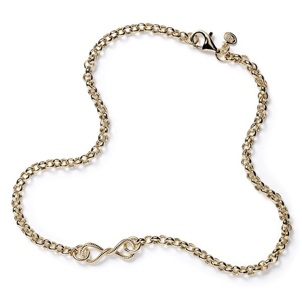 Southern Gates Gold Plated Necklace Infinity Necklace (99370)