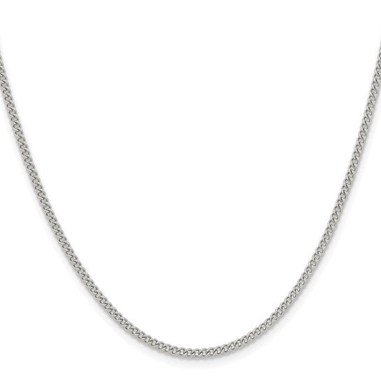 Chisel Stainless Steel Polished 2.25mm 18 inch Round Curb Chain