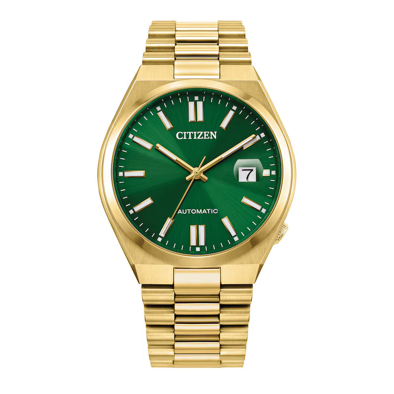 Men's Citizen Tsuyosa Automatic Green Dial Watch (99717)