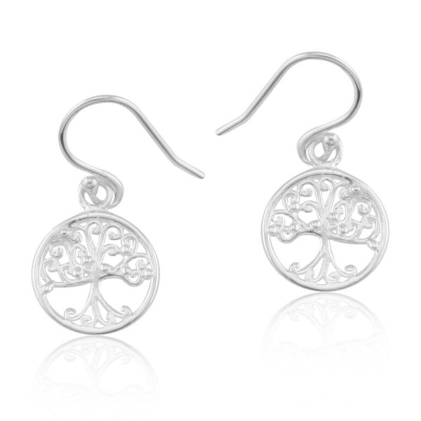 Southern Gates® Tiny Round Oak Tree Earrings  (101569)
