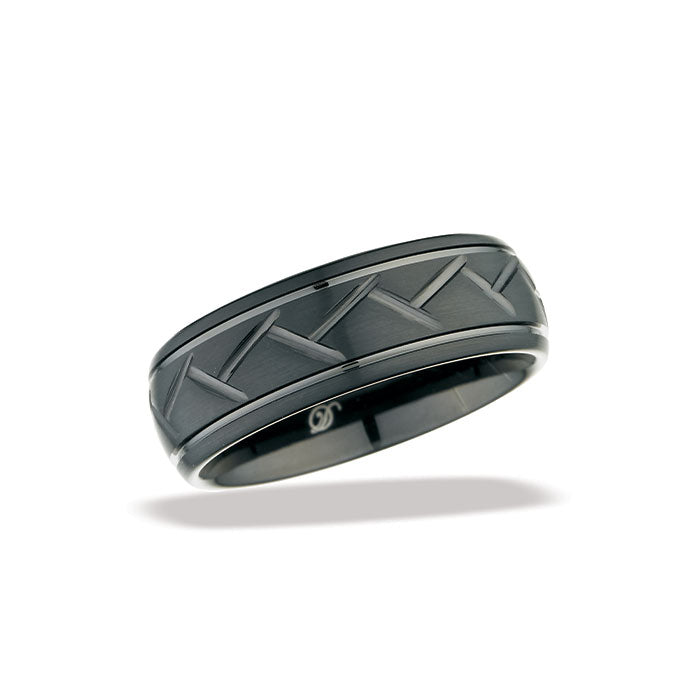 Men's 8mm Tungsten Band Black (102115)