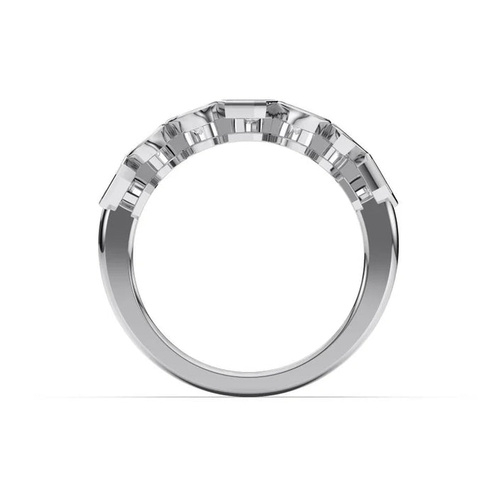 14K White Gold Multi-Shape Lab Grown Diamond Eternity Band – 1.04 CTW  (102188)