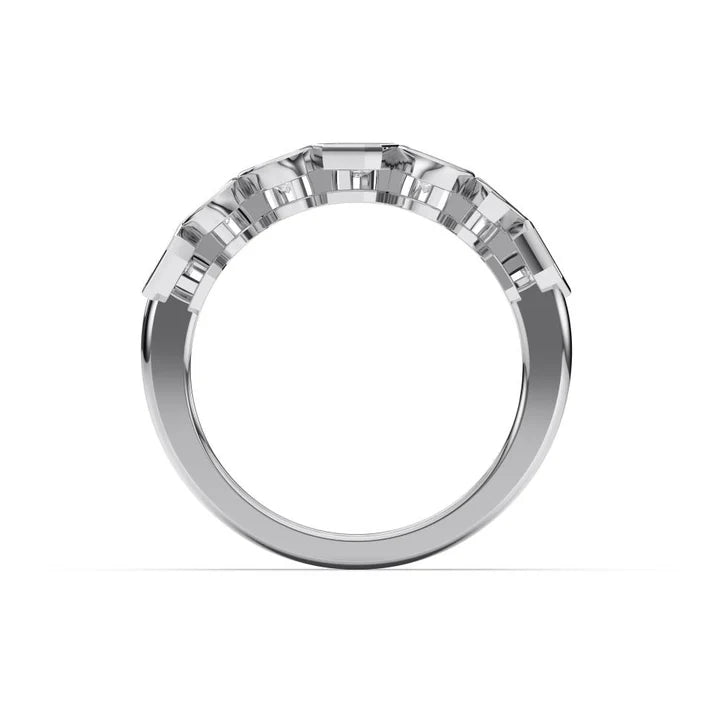 14K White Gold Multi-Shape Lab Grown Diamond Eternity Band – 1.04 CTW  (102188)
