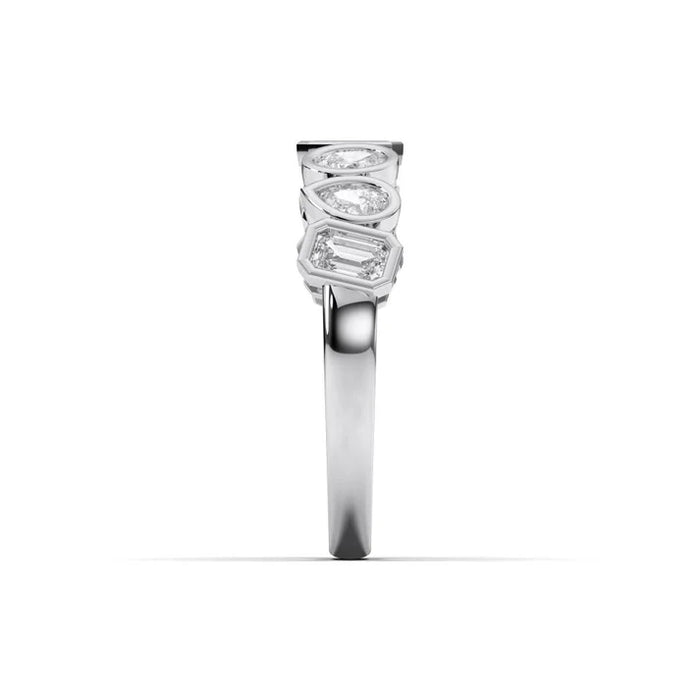 14K White Gold Multi-Shape Lab Grown Diamond Eternity Band – 1.04 CTW  (102188)