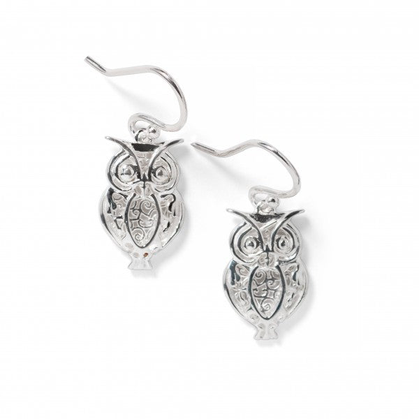 Southern Gates Sterling Silver Owl Earrings (100079)