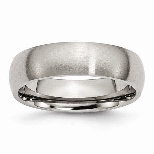 Titanium 6mm Brushed Band, Size 11.5 (79955)