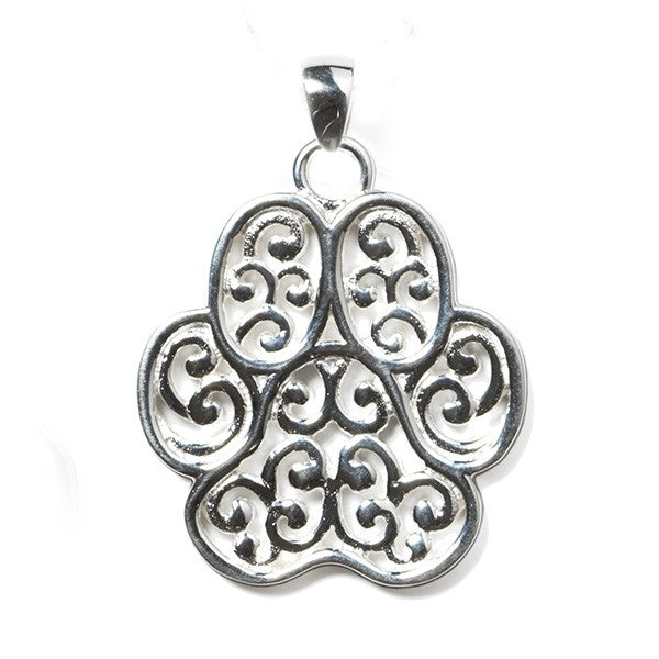 Southern Gates®  "Lucy" Paw Large Pendant 29mm 925 sterling silver