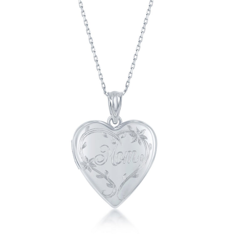 Sterling Silver Heart Shaped 