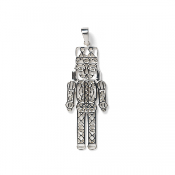 Southern Gates® Nutcracker Pendant Holiday Series 41x17mm 925 Sterling Silver Designed and distributed in Charleston, SC   Southern Gates® holiday jewelry celebrates our favorite times of the year.